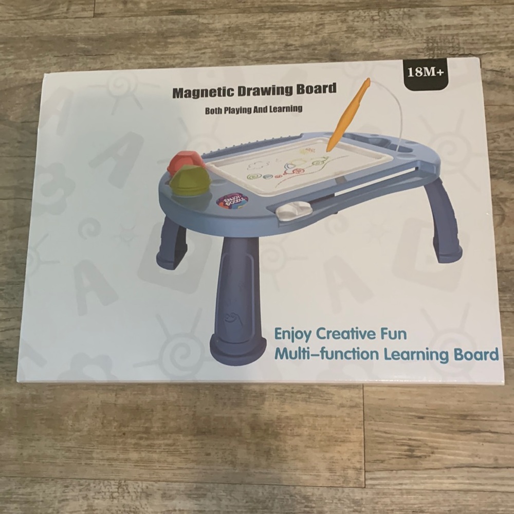 Magnetic Drawing Board for Toddlers - New!